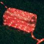 Hopolon Outdoor Rope String Lights, 4.5V Safety UL Plug Powered Waterproof Tube Light with 100 LED, 33 feet 8 Modes Copper Fairy Lights for Garden Fence Patio Yard Wedding Christmas Hall (Red)