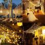 StillCool 300 LED Curtain String Lights (9.8 x 9.8 ft) 8 Modes Fairy Lights Remote Control USB Powered Waterproof Lights for Indoor Outdoor Christmas Bedroom Party Wedding Home Garden Wall Decorations