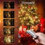 Koopower 36ft 100 LED String Lights ,USB Powered Fairy Lights Outdoor Twinkle Lights with Remote and Timer for Bedroom Garden Wedding Party Christmas (Warm White,Dimmable)
