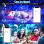 Smart Star Projector Galaxy Cove Projector Light for Bedroom Work with Alexa, Galaxy 360 Pro Projector Star Light Projector for Bedroom LED Sky Night Light Projector Star& Moon for Baby, Kids, Adults
