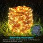 Kolpop Solar String Lights Outdoor, 79ft 240LED 8 Modes Solar Fairy Lights Outdoor Waterproof Copper Wire Solar Powered String Lights for Garden Christmas Tree Patio Home Wedding Yard (Warm White)