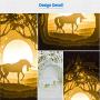 Papercut Light boxes, 3D Shadow Box Led light night lamp, Decorative Mood Light for Kids and Adults, Baby Nursery Kids Bedroom Living Room Night Light(Unicorn)