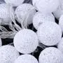 Gladworts LED Decorative String Lights Globe for Bedroom Decor, Battery Operated Soft White Hanging String Lights for Home Living Room, 10ft