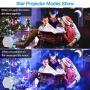 Smart Star Projector Galaxy Cove Projector Light for Bedroom Work with Alexa, Galaxy 360 Pro Projector Star Light Projector for Bedroom LED Sky Night Light Projector Star& Moon for Baby, Kids, Adults