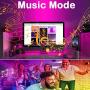 LED Strip Lights, Bluetooth Lights Music Sync Color Changing Rope Light SMD 5050 RGB Strip for Bedroom, Kitchen, Party (16.4ft)