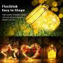 Ariceleo USB LED Fairy String Light, 1 Pack Copper Wire Fairy Lights for Indoor, Bedroom Festival Christmas Wedding Party Patio Decorative Window with USB Interface (16ft./5M,Warm White)