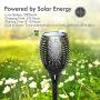 Solar Torch Lights Outdoor, 2 Pack Waterproof Flickering Flame Torches Lights Solar Powered Pathway Landscape Decoration Lighting Auto On/Off for Garden Patio Yard