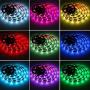 USB LED Strip Lights with 24Keys Remote Control,6.56FT/2M, 5050 RGB,DIY Indoor/Outdoor. (2M/6.56ft)