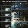 Fairy Curtain Lights Garden Icicle Lights, Battery Powered 102 Led Outdoor String Light with Remote & Timer, Dark Green Cable 8 Modes for Indoor Bedroom Christmas Party Wedding Decoration (Warm White)