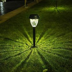 Solar Pathway Lights Outdoor, Waterproof Solar Powered Stake Lights Landscape Lighting for Garden Yard Path Walkway Lawn Sidewalk Driveway, Bright White, 6 Pack