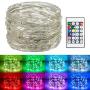 Koopower 100 Led 32Ft Fairy Lights Battery Operated Muticolor Changing String Lights RGB Waterproof Firefly Lights for Bedroom, Garden, Easter, Christmas Decoration( Remote and Timer)
