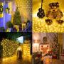 BrizLabs Christmas Bush Lights, 11.8ftx 4.9ft 360 LED Net Christmas Lights with Remote, 8 Modes Outdoor Plug in Mesh Lights, Trees-Wrape Xmas Lights for Bush Tree Garden Decor, Warm White, Clear Wire BrizLabs Christmas Bush Lights, 11.8ftx 4.9ft 360 LED Net Christmas Lights with Remote, 8 Modes Outdoor Plug in Mesh Lights, Trees-Wrape Xmas Lights for Bush Tree Garden Decor, Warm White, Clear Wire
