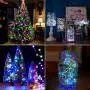 ER CHEN Multicolor Fairy Lights Plug in, 66ft 200 LED Starry String Lights Dimmable with Remote Control, Waterproof Copper Wire Decorative Lights for Bedroom, Patio, Garden, Yard, Party