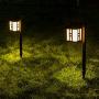 GIGALUMI Solar Powered Path Lights, Solar Garden Lights Outdoor, Landscape Lighting for Lawn/Patio/Yard/Pathway/Walkway/Driveway (2 Pack)…