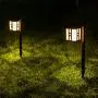 GIGALUMI Solar Powered Path Lights, Solar Garden Lights Outdoor, Landscape Lighting for Lawn/Patio/Yard/Pathway/Walkway/Driveway (2 Pack)…