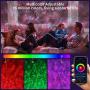 Star Projector, Yamla Smart Galaxy Light Projector Work with Alexa Google Assistant, Ocean Wave Night Light Projector with App Remote Control Bluetooth Speaker, Sky lite for Kids Adults Bedroom Party