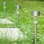 KODOO Solar Garden Lights Outdoor, 6Color 12Pack Stainless Steel Led Pathway Lights for Patio, Lawn, Yard and Walkway