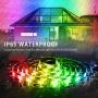 Gusodor Led Strip Lights 32.8 Feet Outdoor Led Lights Waterproof 300 LEDs Flexible Led Light Strips Color Changing Music Sync RGB Rope Light with Remote Smart Led Lights for Bedroom Home Kitchen