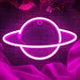 iceagle Planet Light Neon Signs Neon Lights for Wall Decor,USB or Battery LED Signs for Bedroom, Decorative Neon Light Sign for Christmas,Birthday Party, Living Room, Girls,Kids Room