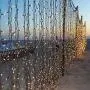 OZS- 72ft 200LED Outdoor Solar String Lights, Updated Durable Solar Lights, Waterproof 8 Modes Solar Powered Fairy Lights for Patio Garden Yard Party Christmas Decoration (Warm White)