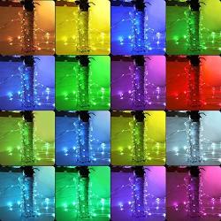 120 LED Rope Lights Plug in, 40ft 16 Colors Changing Outdoor String Lights Waterproof Fairy Lights with Remote Timer Twinkle Lights for Wedding Garden Patio Party Indoor Outdoor Decorations(132 Modes)