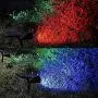Solar spotlights outdoor 7 led multi color Solar Garden Lights for the patio law garden (changing & fixed color) 2 pack