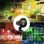 Christmas Laser Projector Outdoor Light for House, Holiday, Xmas Decoration, IP44 Waterproof, Wireless Remote Control, Red/Green (12 Illusions)