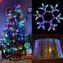 66Ft Rope Lights Garden Decoration Outdoor Indoor,E-thinker Plug-in 200 LEDs Multicolour String Rope Lights with Remote,Waterproof Flexible Rope LEDs Light Decorate,Party,Backyard,Landscape