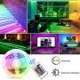 Led Strip Lights 16.4 Feet, CT CAPETRONIX 5050 RGB Led Lights Strip with Remote Control, 150 LEDs 12 Volt Led Lights for Bedroom TV Backlight Room Ceiling Kitchen Multicolor Decoration