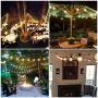 YUNLIGHTS LED Outdoor String Lights, 50FT 30+3 Bulbs G40 Globe String Lights – Waterproof Patio String Lights - Indoor Outdoor Decorative String Lights for Backyard Bistro Porch Garden Cafe Party