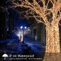 JMEXSUSS 400 LED Christmas Lights Outdoor Indoor String Lights with 8 Modes Warm White Christmas Tree Lights Plug in