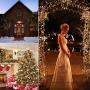 Battery Operated String Lights with Timer & Indicator - Christmas Lights Outdoor String Lights 100 LED String Lights Clear Mini Light Set for Wedding Party Home Garden Wreath, Waterproof, Warm White