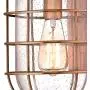 Westinghouse Lighting 6347900 Ferry One-Light Outdoor Wall Fixture, Washed Copper Finish with Clear Seeded Glass,