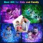 Laser Star Projector with LED Nebula Galaxy ,Night Light Projector for Bedroom,Galaxy Light Projector Bluetooth Function Starry Projector for Kids Baby Bedroom,Game Rooms,Party,Home Theatre