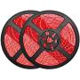 32.8ft Red LED Strip Lights, Waterproof IP65 Led Strip SMD2835 Dimmable 600LEDs 12V Red LED Strip Cuttable Under Cabinet, Car, Bar, Bedroom, Red LED Lights Holiday Decoration Lighting LED Tape 2 Rolls