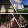 Solar Lights Outdoor, KUFUNG 48 Led Lamp, Wireless Waterproof Solar Flood Light, Security Motion Sensor Light Outdoor Luces Solares for Deck, Fence, Patio, Front Door, Gutter, Yard, Shed, Path(2 Pack)