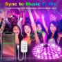 Led Strip Lights 65.6 Feet Barhootao, RGB LEDs Light Strips, Led Rope Lights Color Changing Lights with 40 Keys Remote, Music Sync Led Strip Smart App Led Lights for Bedroom, Party, Room Decorations