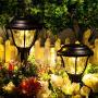 GIGALUMI Solar Pathway Lights Outdoor, Wireless LED Solar Garden Lights, Waterproof Solar Path Lights for Outdoor Patio, Yard, Walkway, Lawn. (6 Pack)
