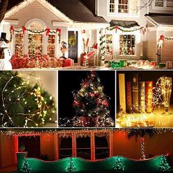 Upoom [2 Pack] Solar Fairy Lights, 400 LED Outdoor Solar String Lights Garden Copper Wire Decorative Lights 72Ft Waterproof Indoor Outdoor Lighting for Garden, Patio, Yard, Christmas