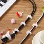 120 Pieces Mini Outdoor Cable Clips with Adhesive Tapes Self-Adhesive Hooks Wire Holder Light Clips Decoration Clips for Fairy Light (Medium, White) 120 Pieces Mini Outdoor Cable Clips with Adhesive Tapes Self-Adhesive Hooks Wire Holder Light Clips Decoration Clips for Fairy Light (Medium, White)