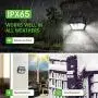 LITOM Solar Lights Outdoor, Wireless Motion Sensor Lights(White Light), 270°Wide Angle, IP65 Waterproof, Easy-to-install Security Lights for Front Door, Yard, Garage, Deck, Porch- Pack OF 4 LITOM Solar Lights Outdoor, Wireless Motion Sensor Lights(White Light), 270°Wide Angle, IP65 Waterproof, Easy-to-install Security Lights for Front Door, Yard, Garage, Deck, Porch- Pack OF 4