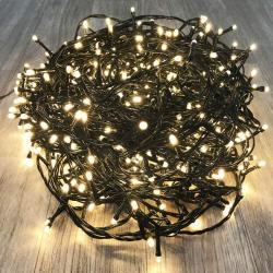 KAQ- 82FT 200LED Ultra-Bright Christmas String Lights Indoor/Outdoor (Extendable), Waterproof 8 Modes Green Wire Fairy Starry String Lights Plug in for Xmas Tree Garden Patio Wall Decor (Warm White)