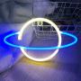 iceagle Planet Light Neon Signs Neon Lights for Wall Decor,USB or Battery LED Signs for Bedroom, Decorative Neon Light Sign for Christmas,Birthday Party, Living Room, Girls,Kids Room