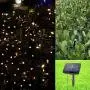 woohaha Solar Fairy String Lights Outdoor Waterproof, 2 Pack 33ft 100LED Solar Powered String Lights for Christmas Patio Home, Wedding, Party (100LED 2pcs, Warm White)