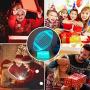 Football 3D Night Light - 3D Illusion Lamp for Boys 16 Changing Color Remote Control Football Kids Room Decor Lighting