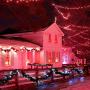 MAOKOT Solar String Lights, 1Pack 72ft Red Solar Powered String Lights, Waterproof 200 LED Solar Christmas Lights Outdoor for Patio Yard Fence House DeckDecor(Red)