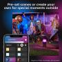 Philips Hue Calla White & Color Ambiance Outdoor Smart Pathway light extension (Hue Hub & Base Kit), 1 Hue White & Color Pathway light + mounting kit, Works with Alexa, HomeKit & Google Assistant