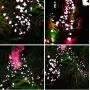 Quntis Christmas Fairy String Lights - 13FT 400 LEDs Waterproof Outdoor Indoor Valentines Day Globe Lights - Linkable and 8 Flash Modes for Wedding Party Backyard Bedroom Home Decoration, Pink White