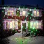 Lunvon Upgrade Laser Christmas Lights Projection Decorative with Green Tree and Red Stars, 1byone LED Landscape Spotlight Holiday Party and Garden Indoors and Outdoors Use Waterproof Class IIIA 2.0mW