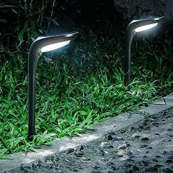 OSORD Outdoor Solar Pathway Lights, 【4 Pack】Waterproof 2-in-1 Solar Powered Wall Light Landscape Lighting Auto On/Off with 2 Color Modes Solar Lights for Garden Path Yard Patio Walkway Driveway Pool